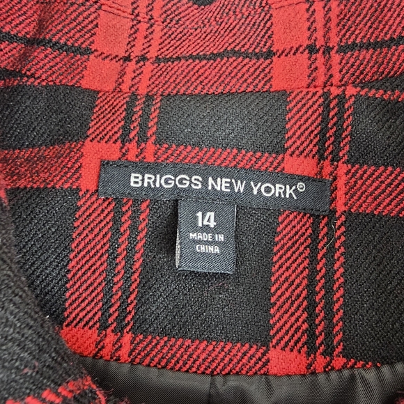 BRIGGS NEW YORK Plaid Jacket - Picture 12 of 12